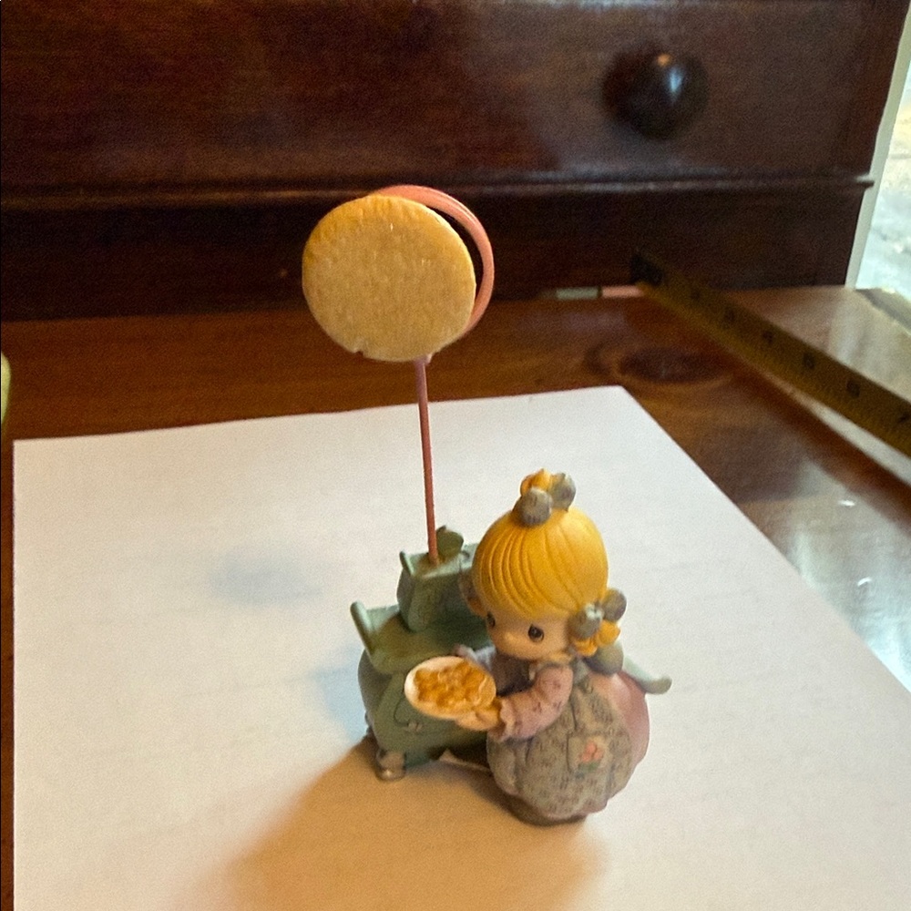 Precious Moments photo or recipe holder